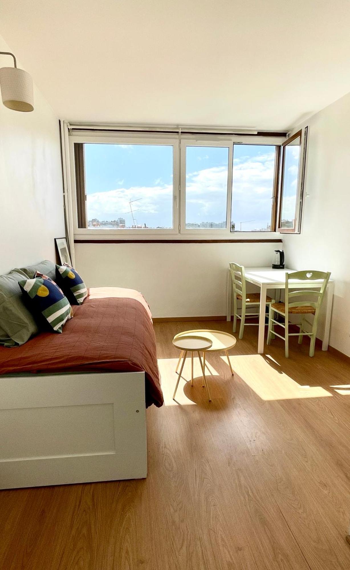 Charming Bright Sunny Studio In Belleville Paris Eksteriør billede