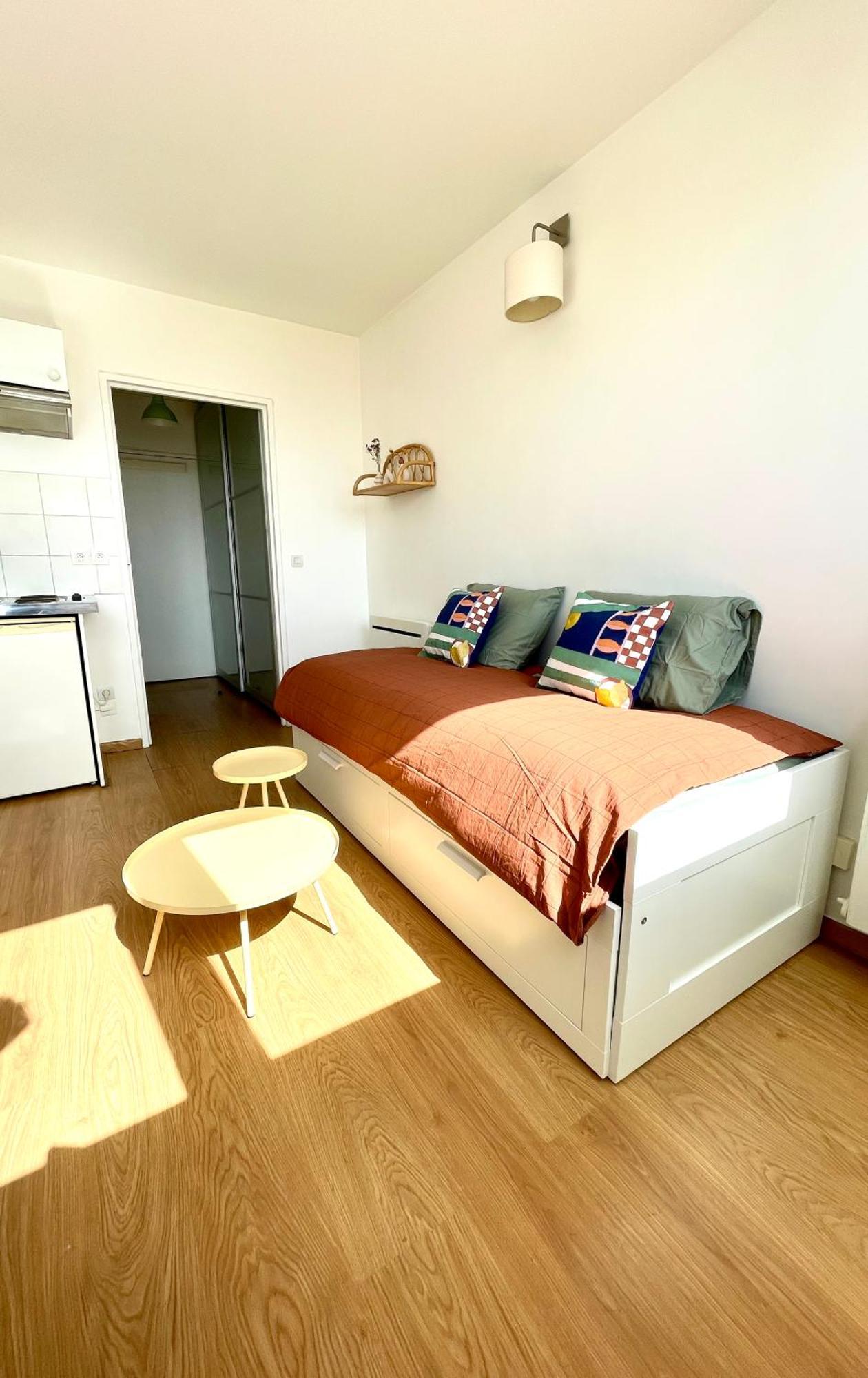 Charming Bright Sunny Studio In Belleville Paris Eksteriør billede